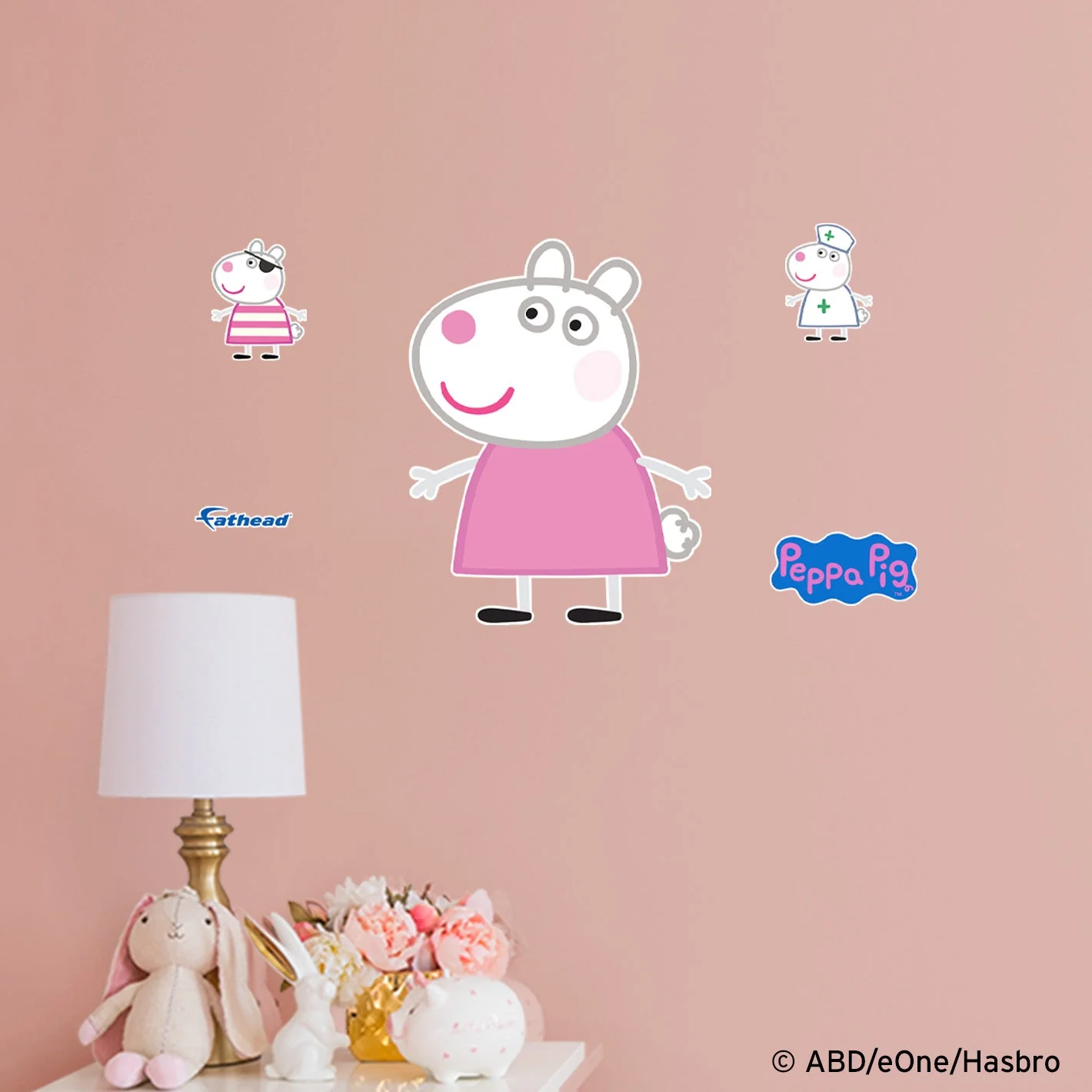 Suzy - Peppa Pig - RealBig Collection - Official Hasbro - Reusable Vinyl Wall Decals - Image 4