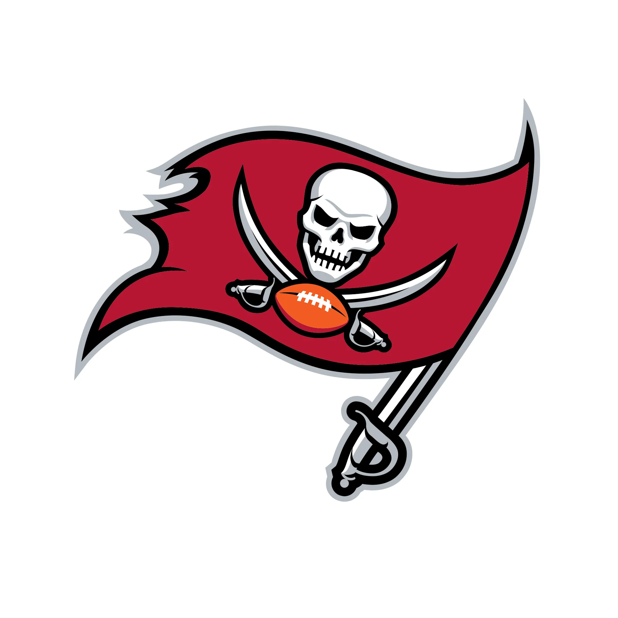 Tampa Bay Buccaneers - 5 Logo Minis (Mixed Sizes) - Official NFL - Reusable Vinyl Decals - Image 2