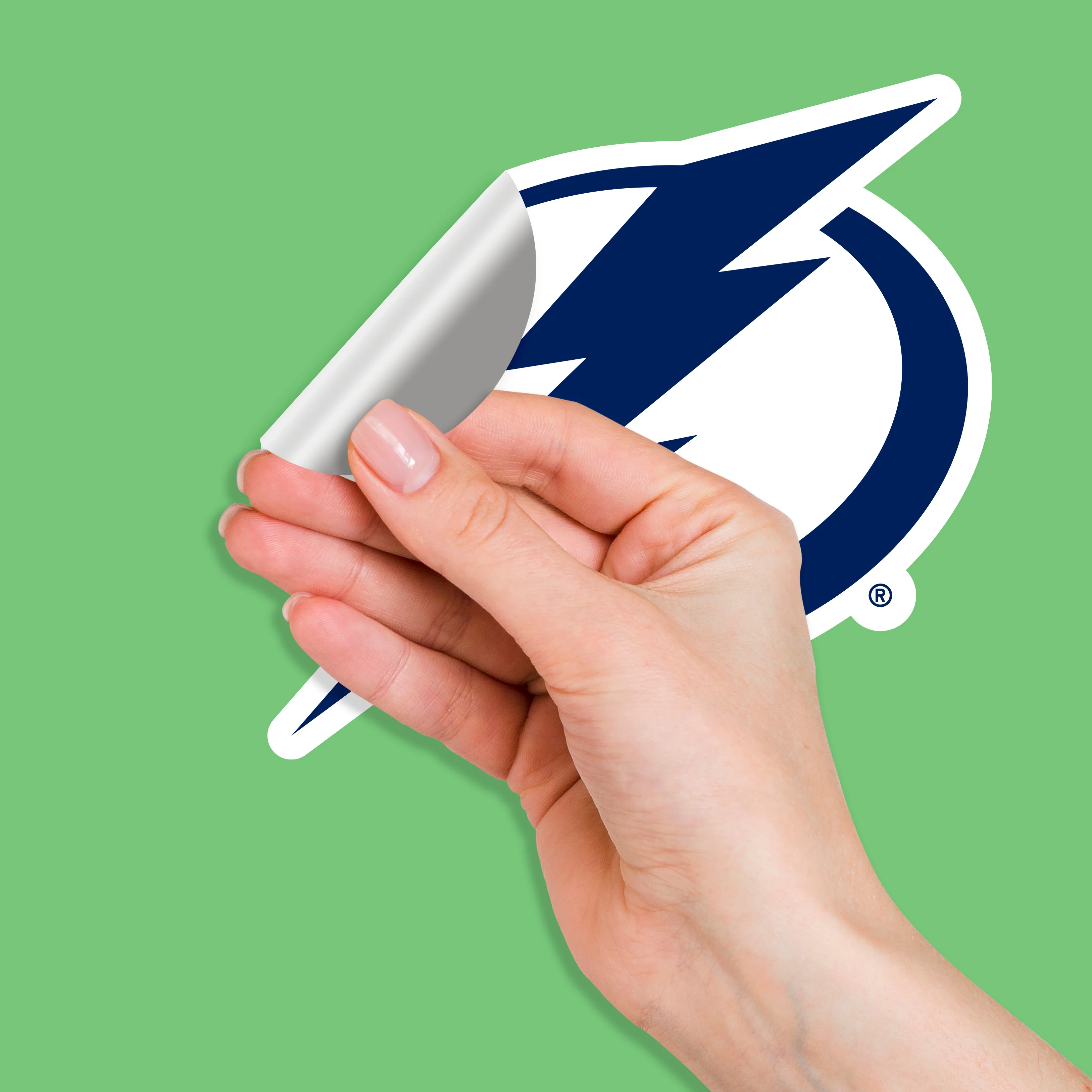 Tampa Bay Lightning - RealBig Foam Finger Collection - Official NHL - Reusable Vinyl Wall Decals - Image 5