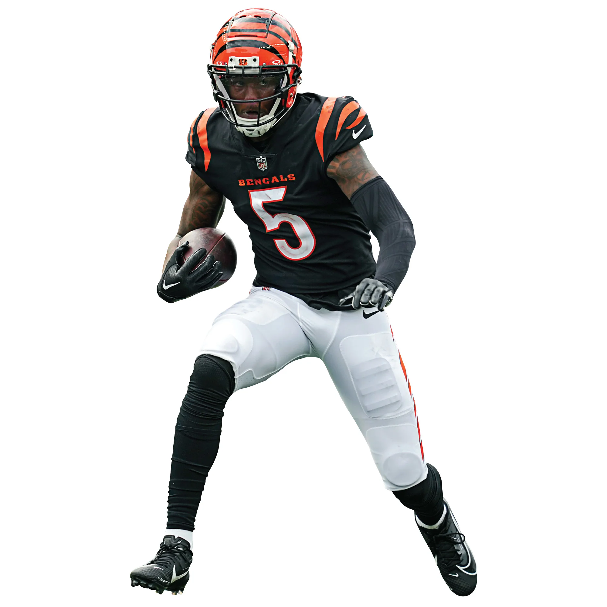 Tee Higgins - RealBig Collection - Official NFL - Cincinnati Bengals - Reusable Vinyl Wall Decals - Image 5