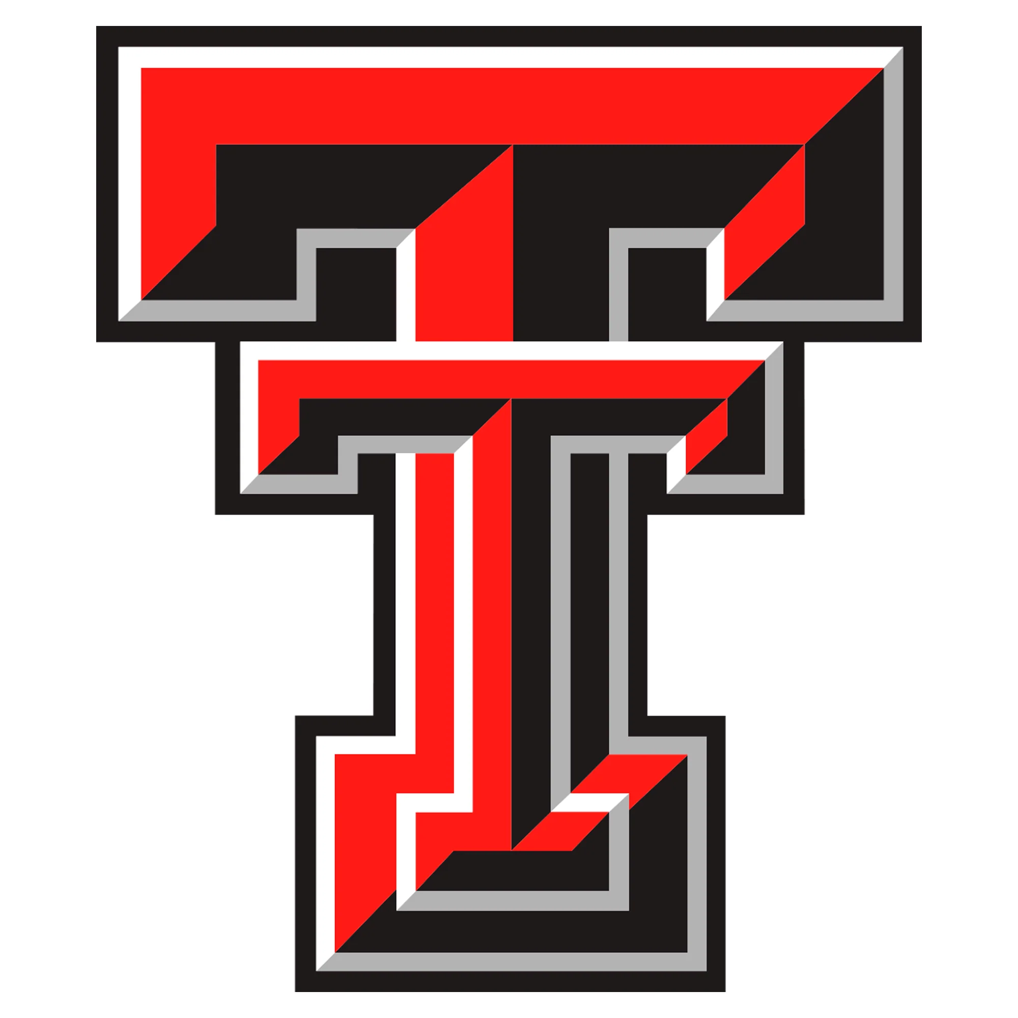 Texas Tech Red Raiders - 5 Logo Minis (Mixed Sizes) - Official NCAA - Reusable Vinyl Decals - Image 2