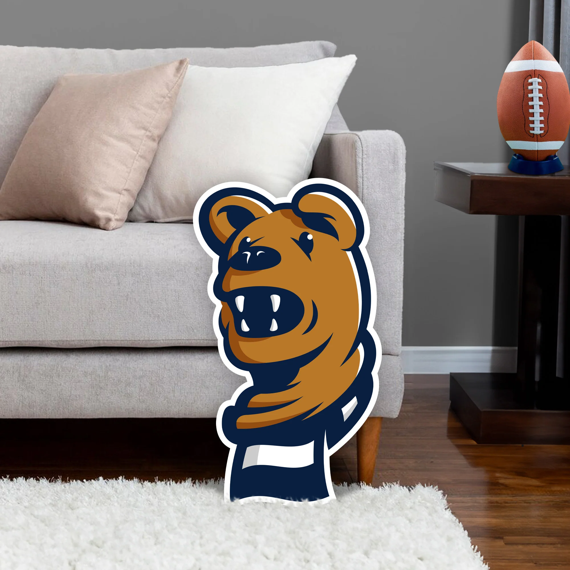 The Nittany Lion - Illustrated Mascot Big Head - Official NCAA - Penn State Nittany Lions - Foam Core Cutout - Image 3