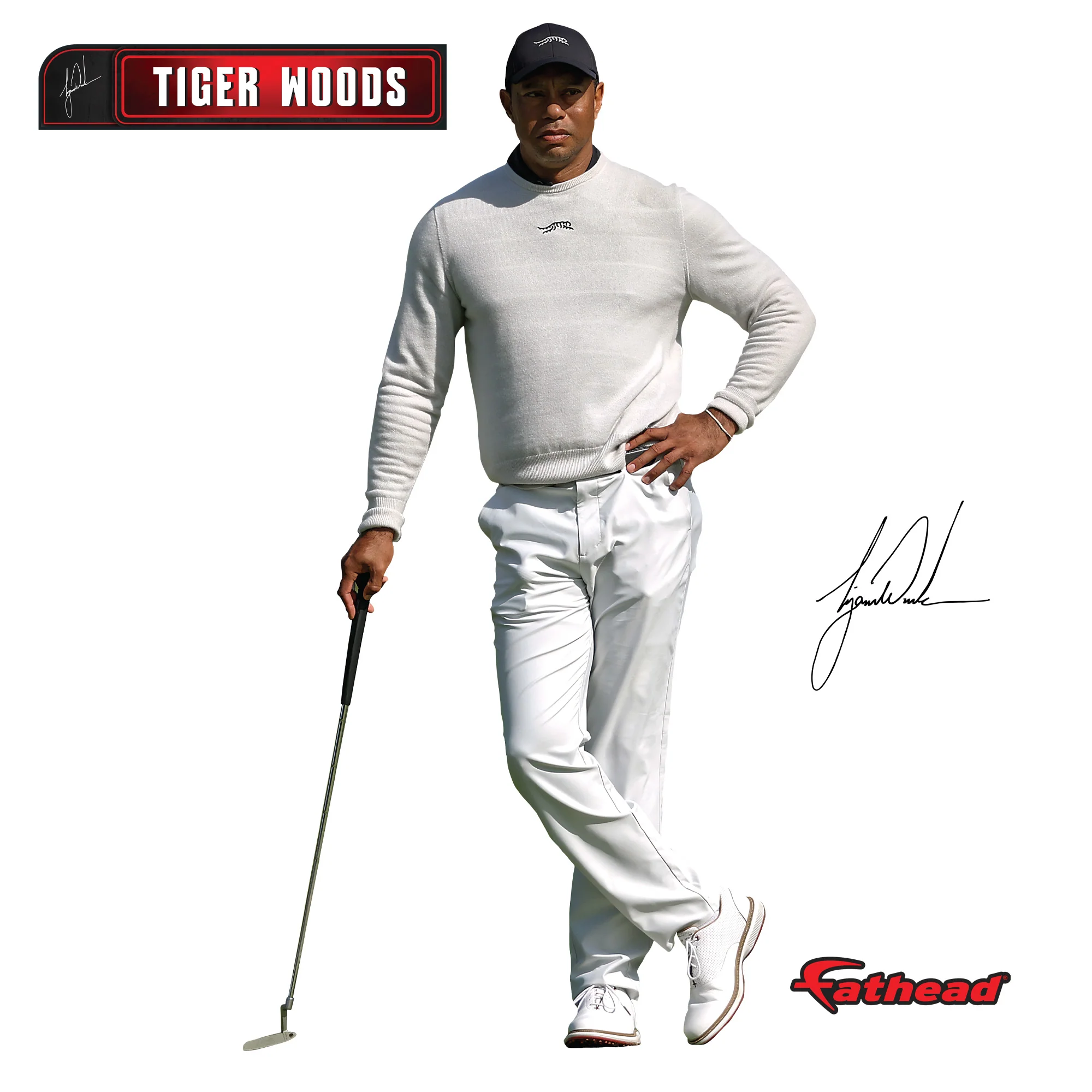 Tiger Woods - RealBig Collection - Reusable Vinyl Wall Decals - Image 13