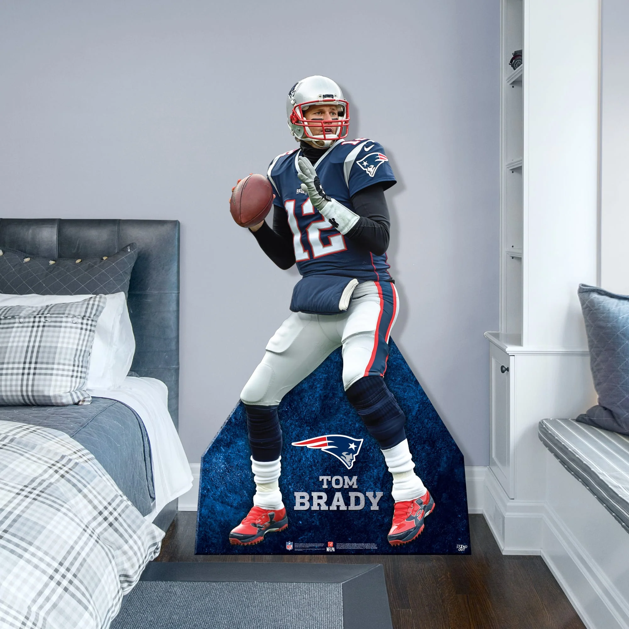 Tom Brady - Life-Size Stand Out - Official NFL - New England Patriots - Foam Core Cutout