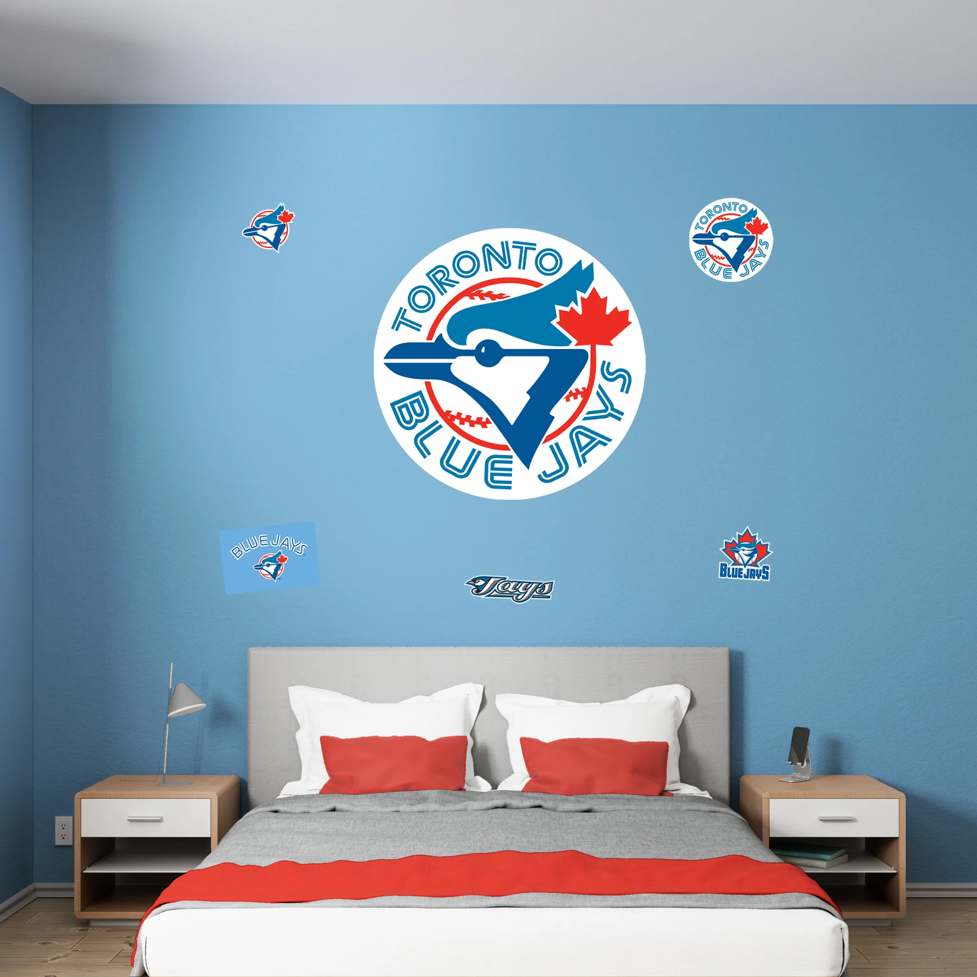 Toronto Blue Jays - RealBig Classic Logo Collection - Official MLB - Reusable Vinyl Wall Decals - Image 3