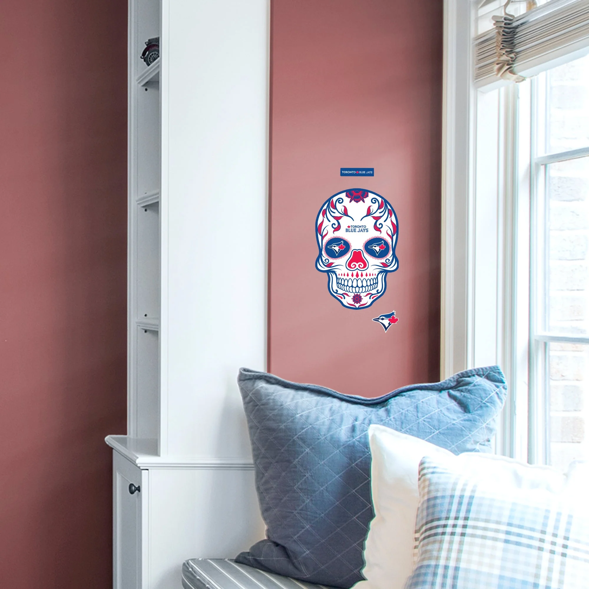 Toronto Blue Jays - RealBig Sugar Skull Collection - Official MLB - Reusable Vinyl Wall Decals - Image 5