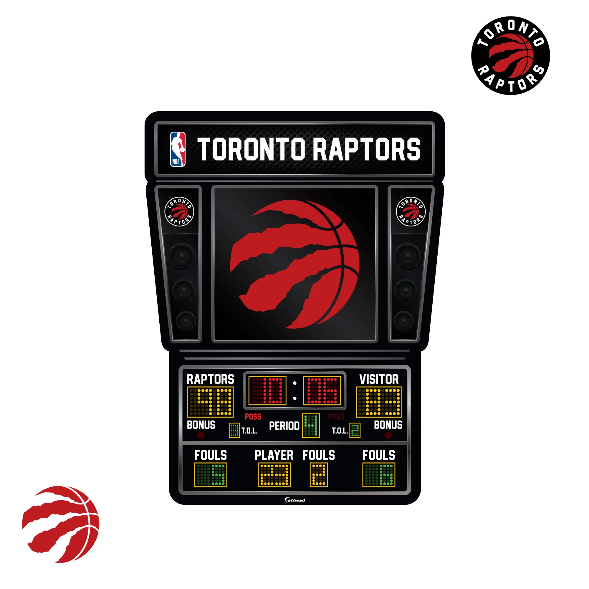 Toronto Raptors - RealBig Scoreboard Collection - Official NBA - Reusable Vinyl Wall Decals - Image 6