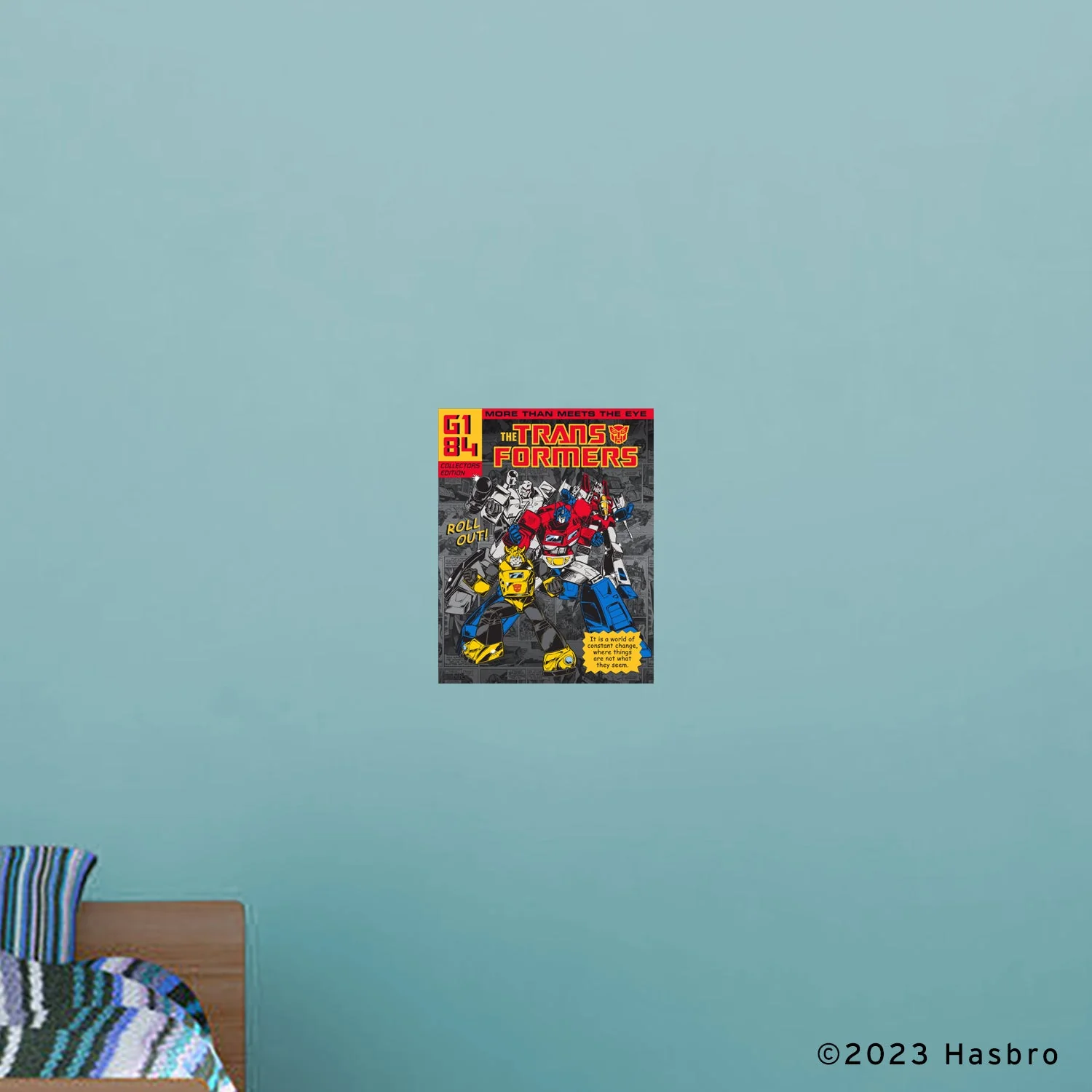 Transformers Classic - Comic Cover - Peel & Stick Poster - Official Hasbro - Transformers - Reusable Vinyl Wall Decal - Image 5