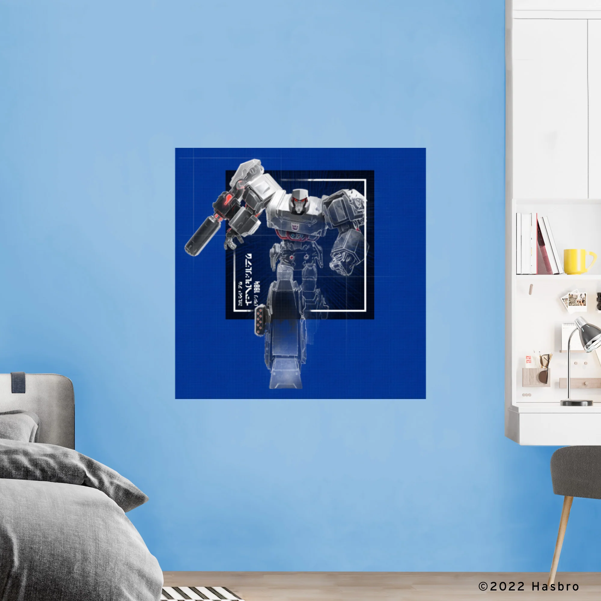Transformers Megatron Cybertronian - Peel & Stick Poster - Official Hasbro - Reusable Vinyl Wall Decal - Image 3