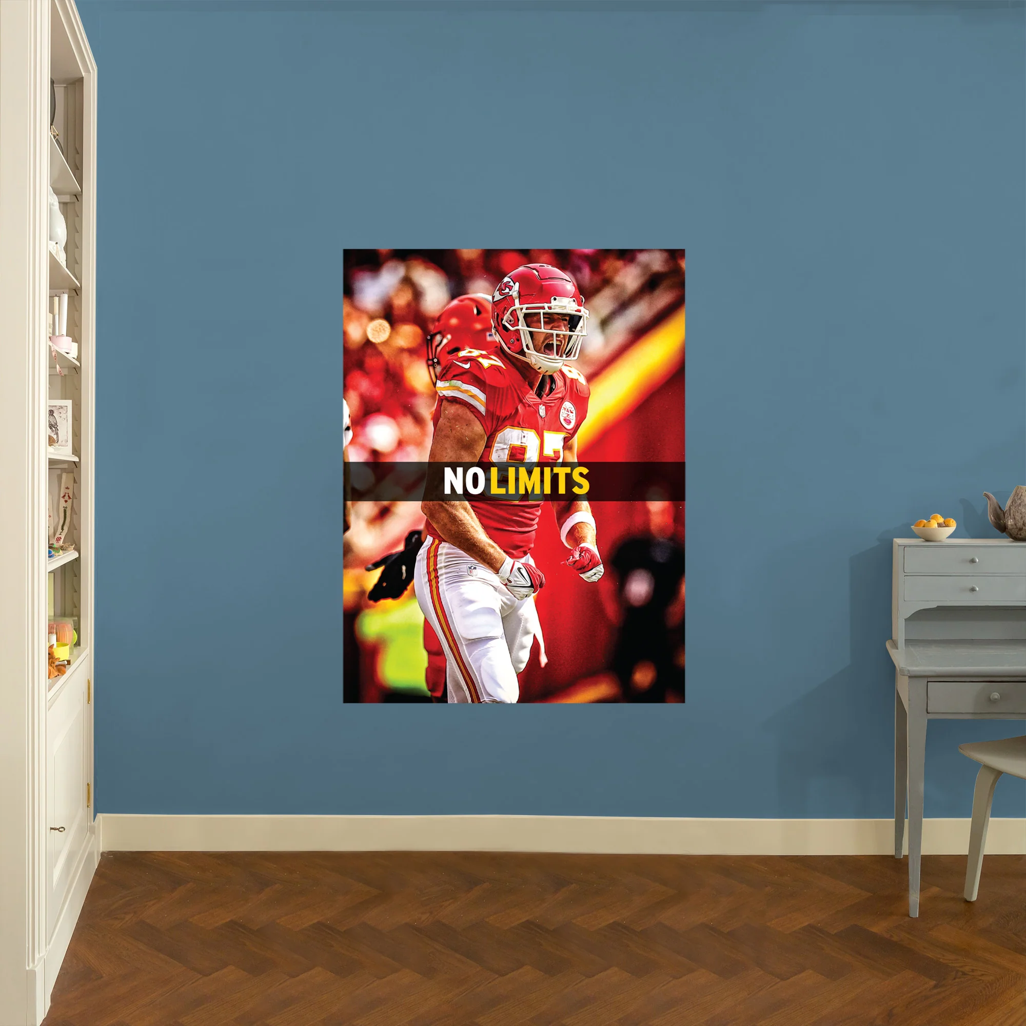 Travis Kelce - Motivational - Peel & Stick Poster - Official NFL - Kansas City Chiefs - Reusable Vinyl Wall Decal - Image 2
