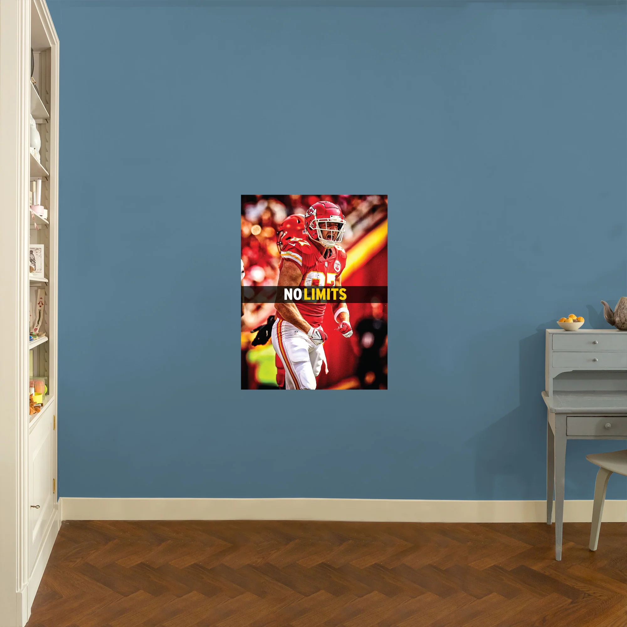 Travis Kelce - Motivational - Peel & Stick Poster - Official NFL - Kansas City Chiefs - Reusable Vinyl Wall Decal - Image 4