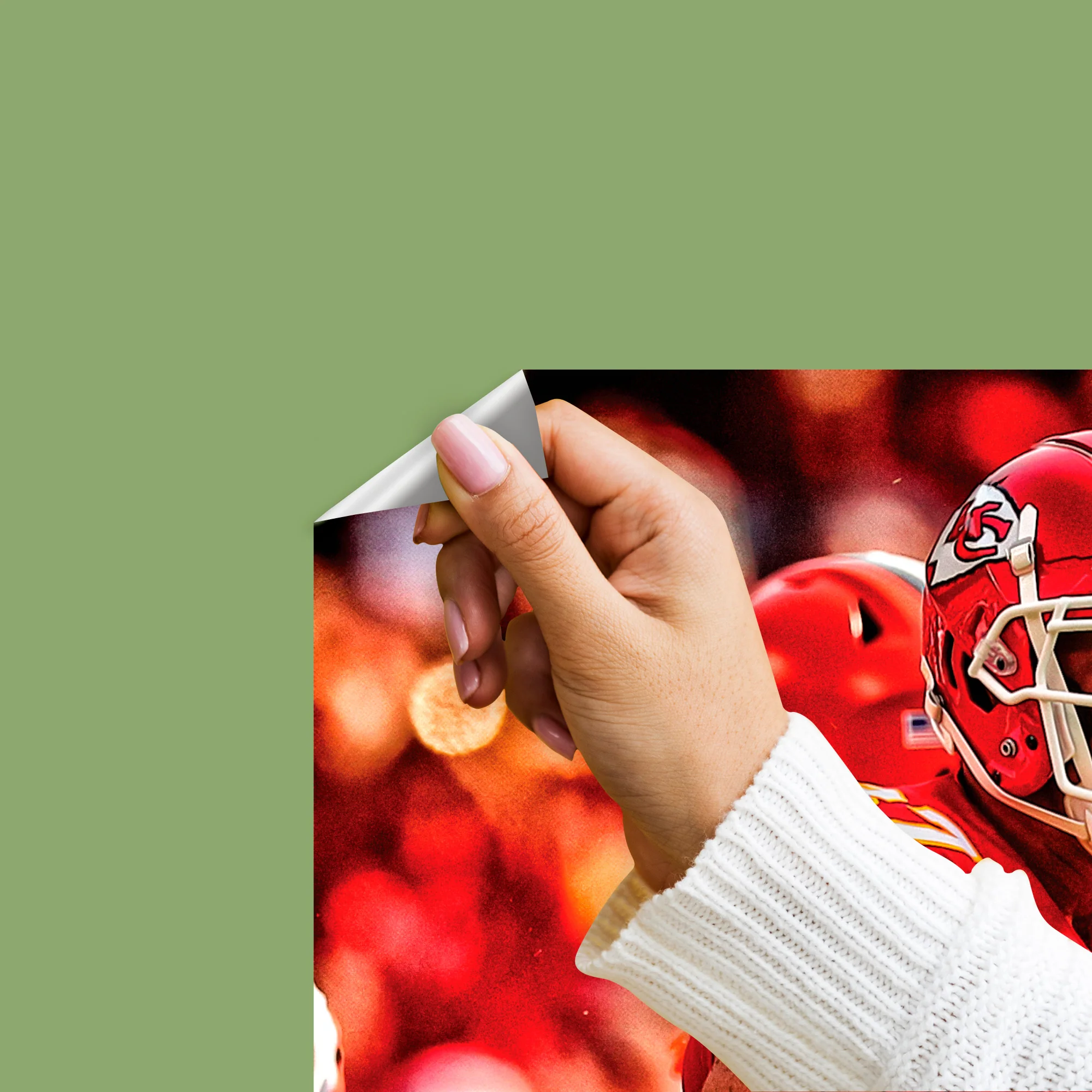 Travis Kelce - Motivational - Peel & Stick Poster - Official NFL - Kansas City Chiefs - Reusable Vinyl Wall Decal - Image 7