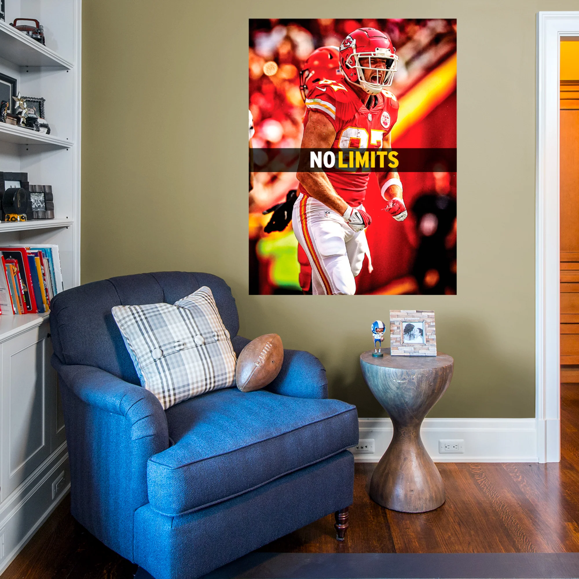 Travis Kelce - Motivational - Peel & Stick Poster - Official NFL - Kansas City Chiefs - Reusable Vinyl Wall Decal - Image 8