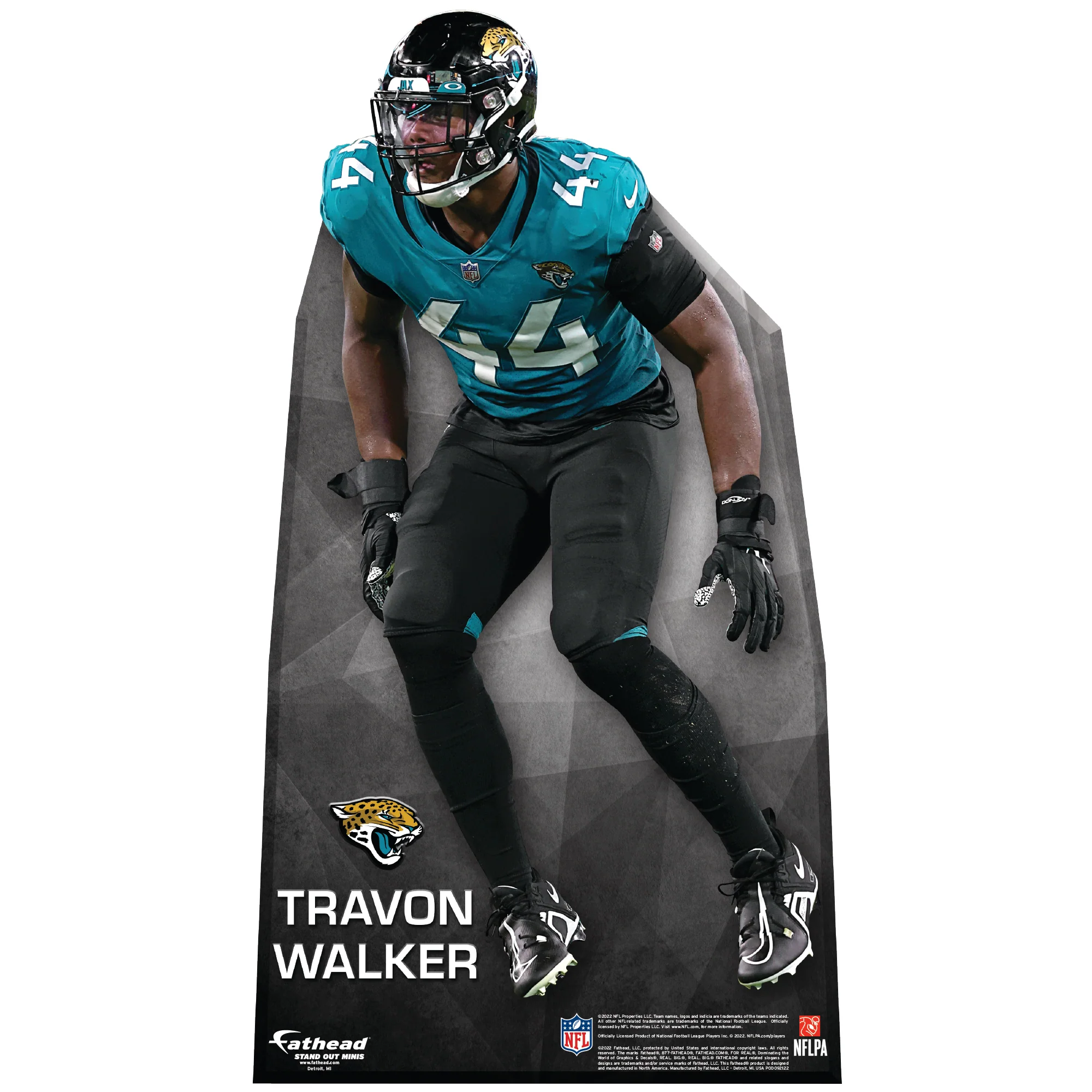 Travon Walker - Mini Stand Out - Official NFL - Jacksonville Jaguars - Cardstock Cutout