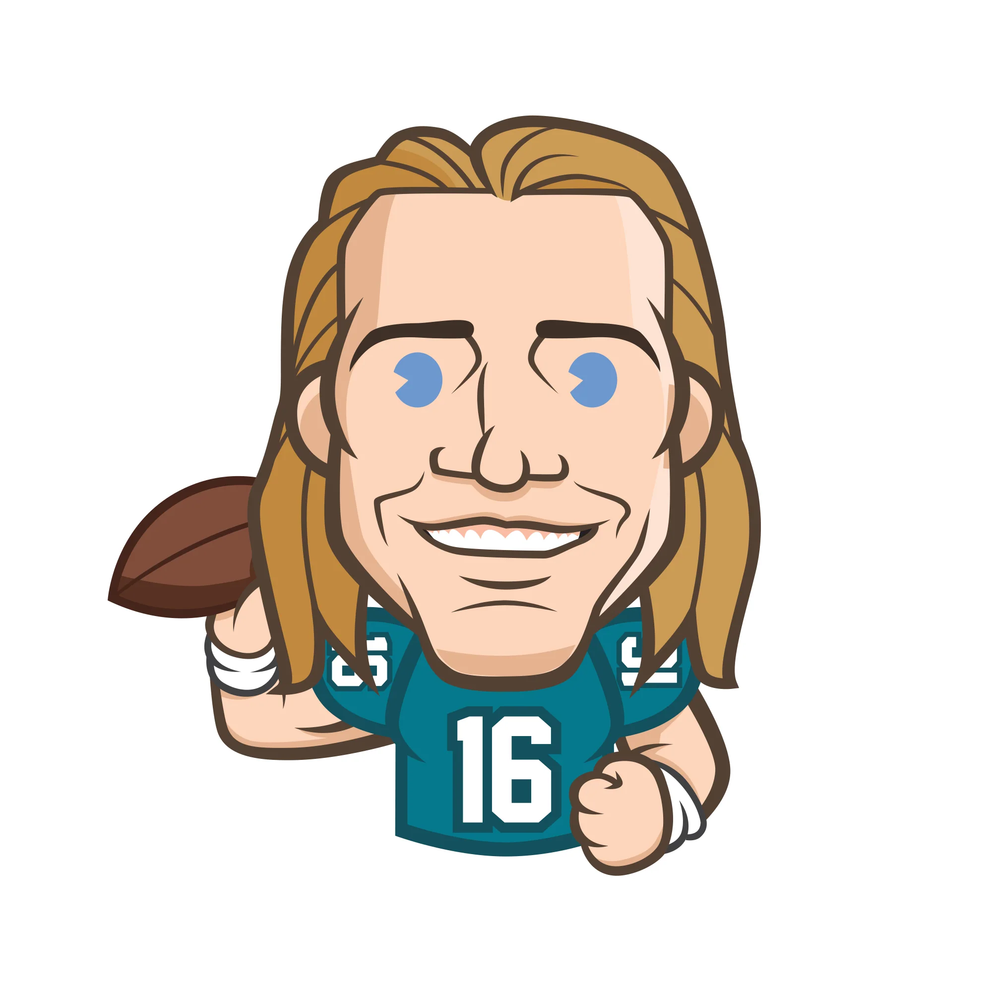 Trevor Lawrence Emoji - Big Head - Official NFLPA - Jacksonville Jaguars - Foam Core Cutout - Image 2