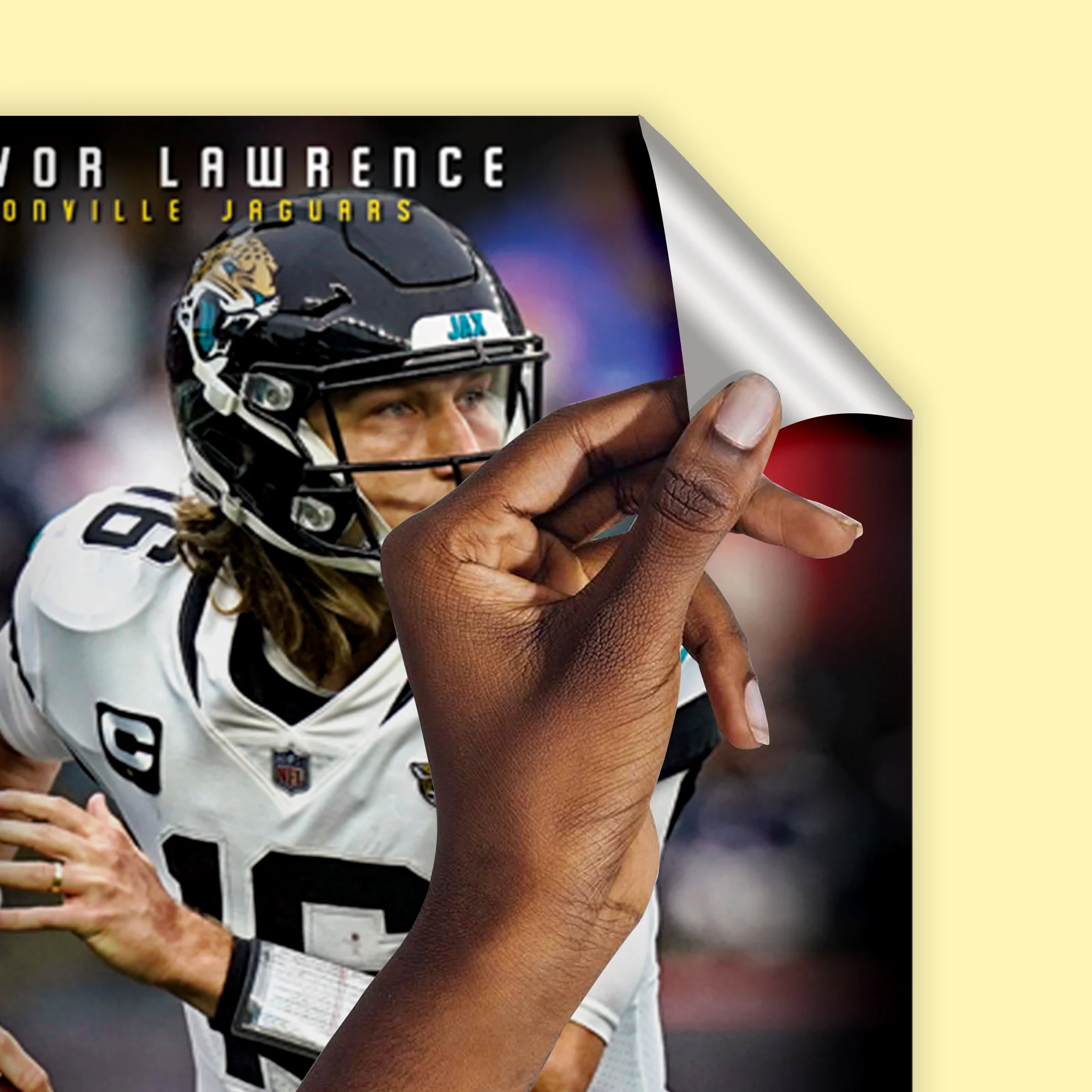 Trevor Lawrence - RealBig Collection - Official NFL - Jacksonville Jaguars - Reusable Vinyl Wall Decals #2 - Image 4