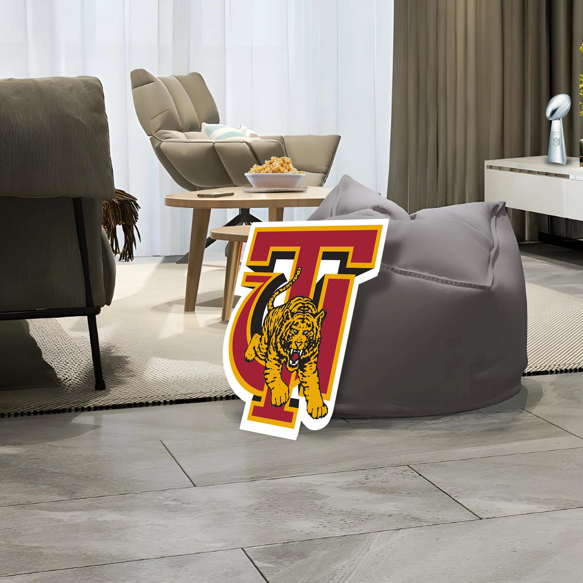 Tuskegee Golden Tigers Logo - Big Head - Official NCAA - Foam Core Cutout - Image 3