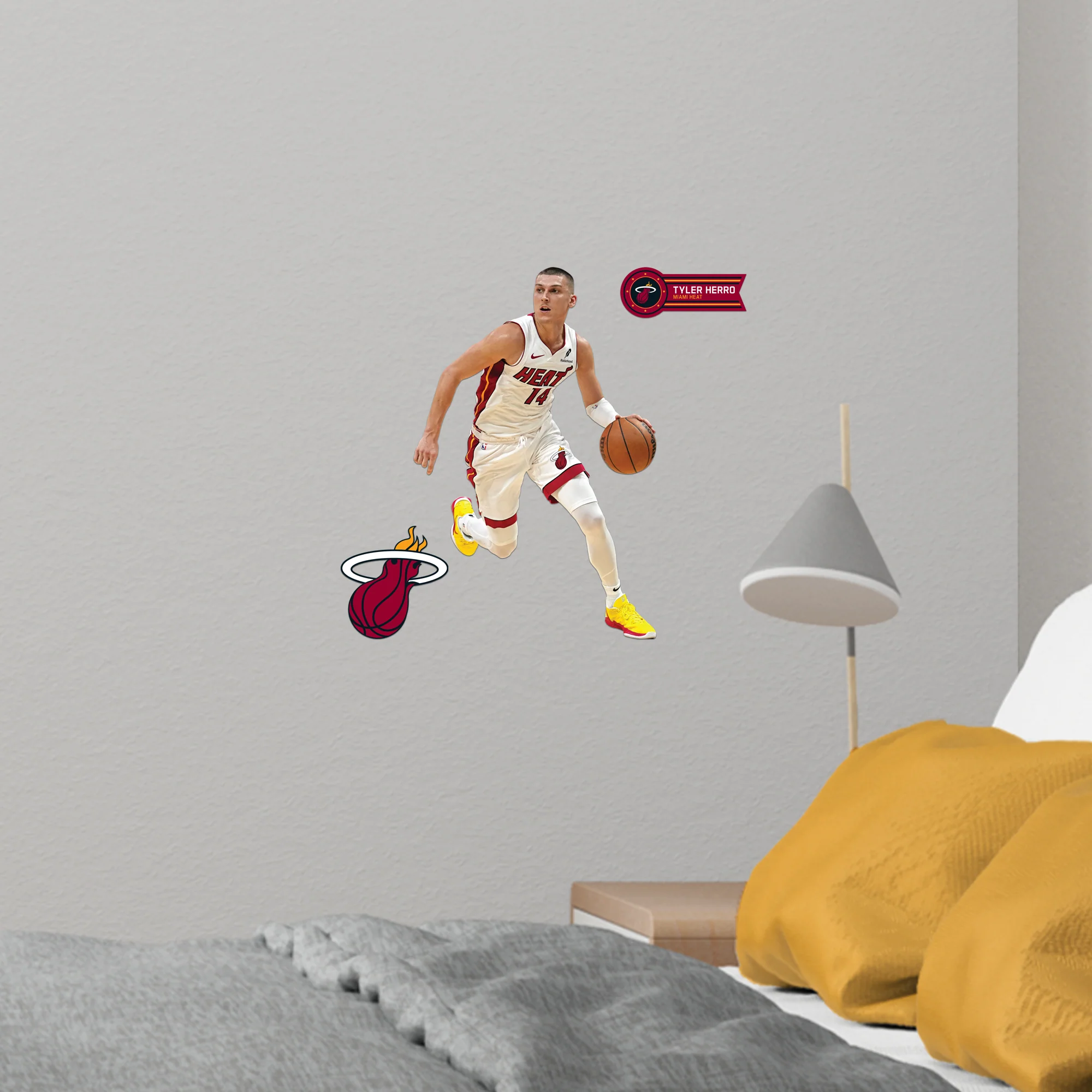 Tyler Herro - RealBig Collection - Official NBA - Miami Heat - Reusable Vinyl Wall Decals - Image 7