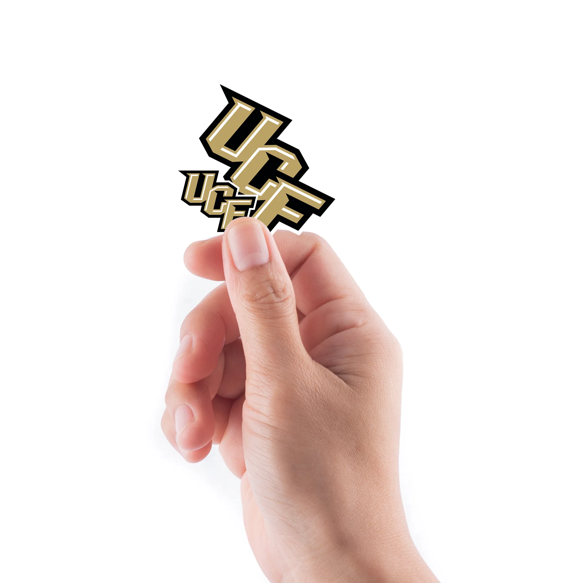 U of Central Florida: UCF Knights - 5 Logo Minis (Mixed Sizes) - Official NCAA - Reusable Vinyl Decals