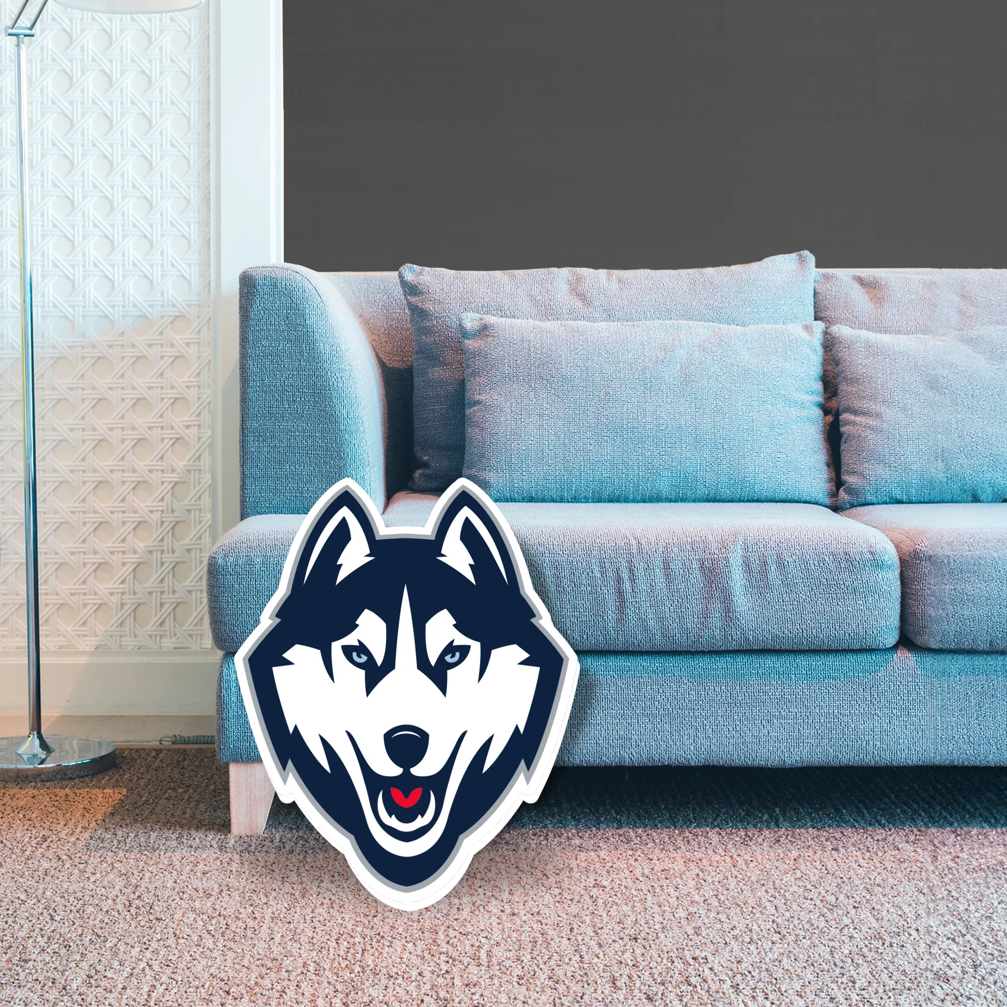 UConn Huskies Logo - Big Head - Official NCAA - Foam Core Cutout - Image 3