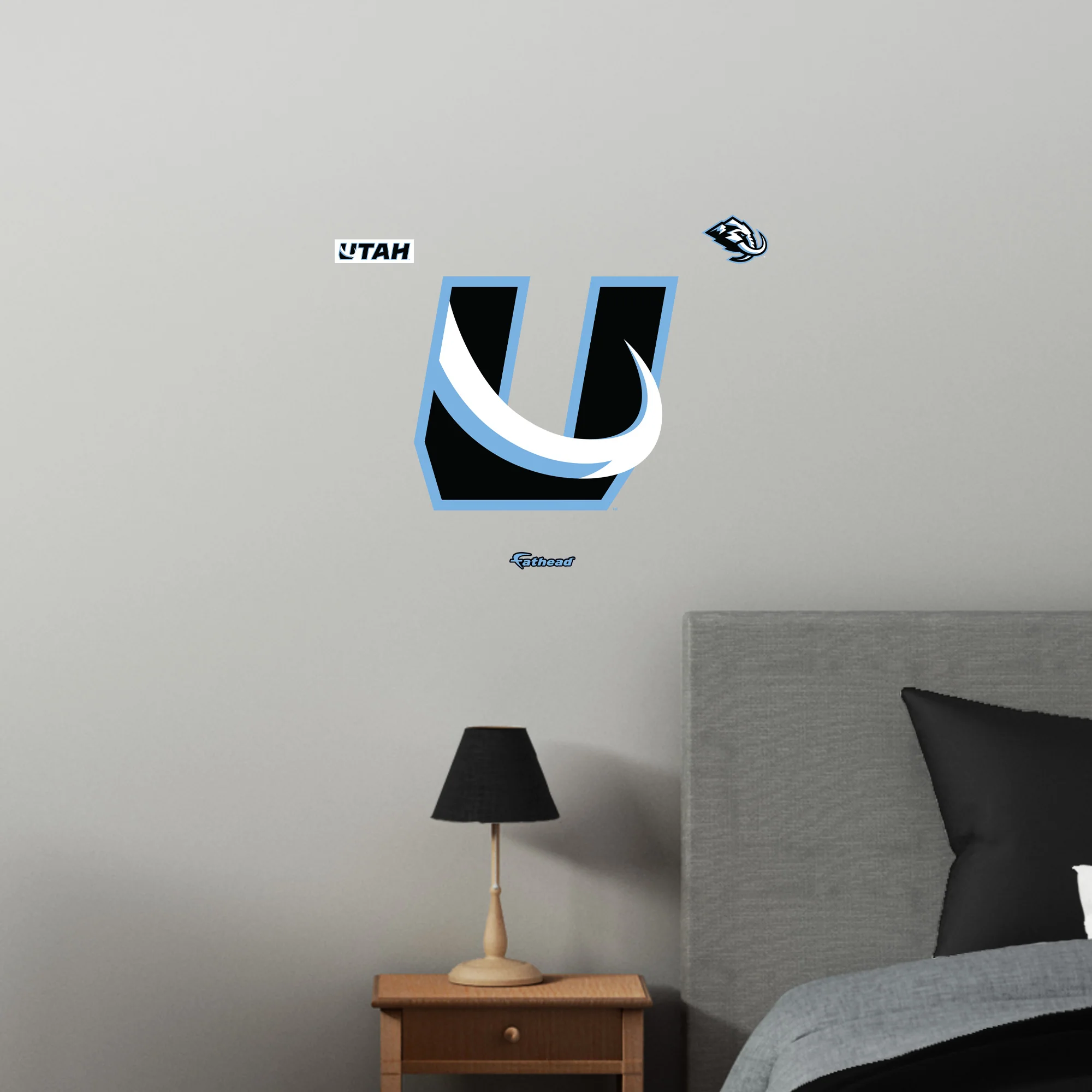 Utah Mammoth - RealBig U Tusk Logo Collection - Official NHL - Reusable Vinyl Wall Decals - Image 6