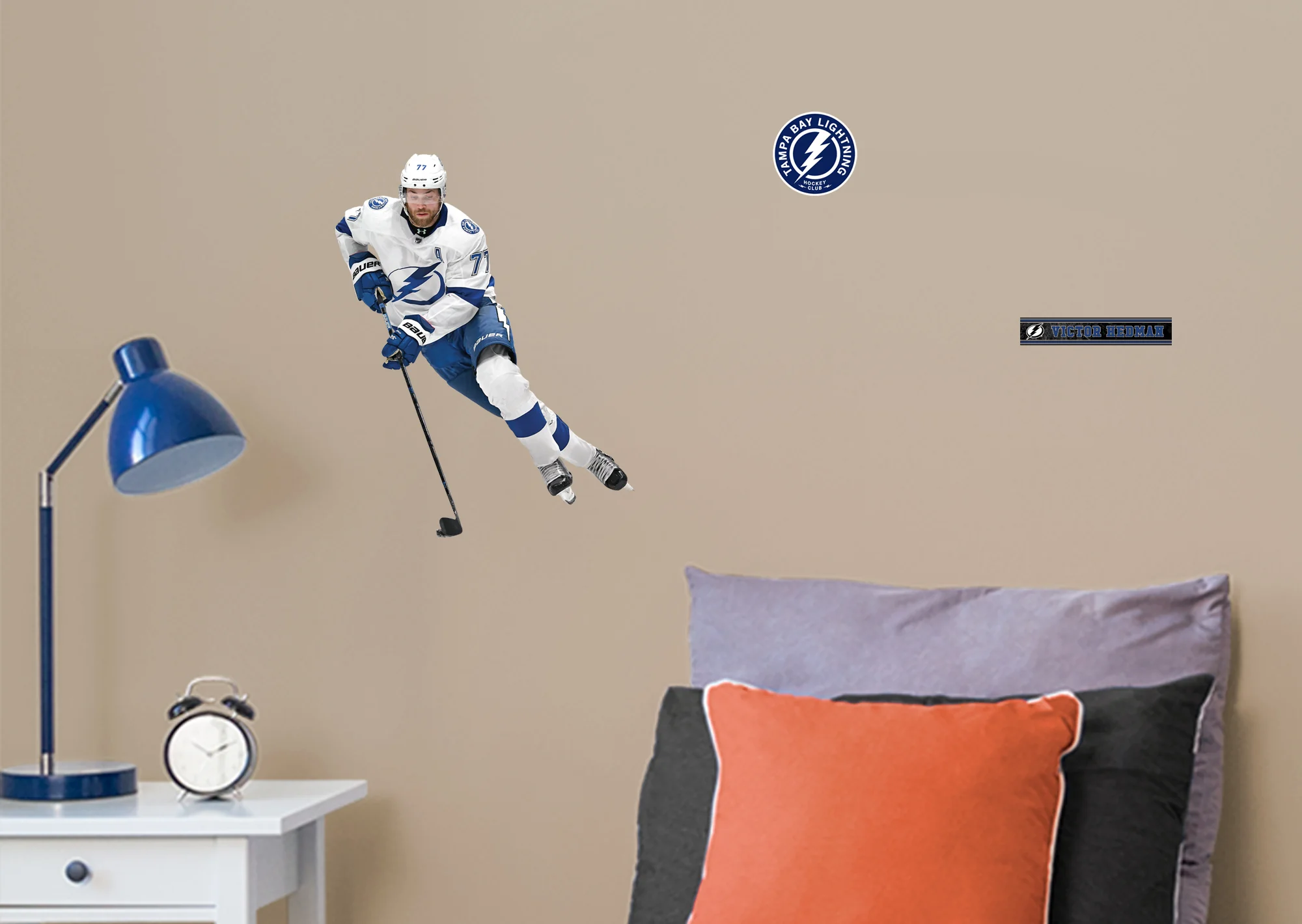 Victor Hedman - RealBig Collection - Official NHL - Tampa Bay Lightning - Reusable Vinyl Wall Decals - Image 3
