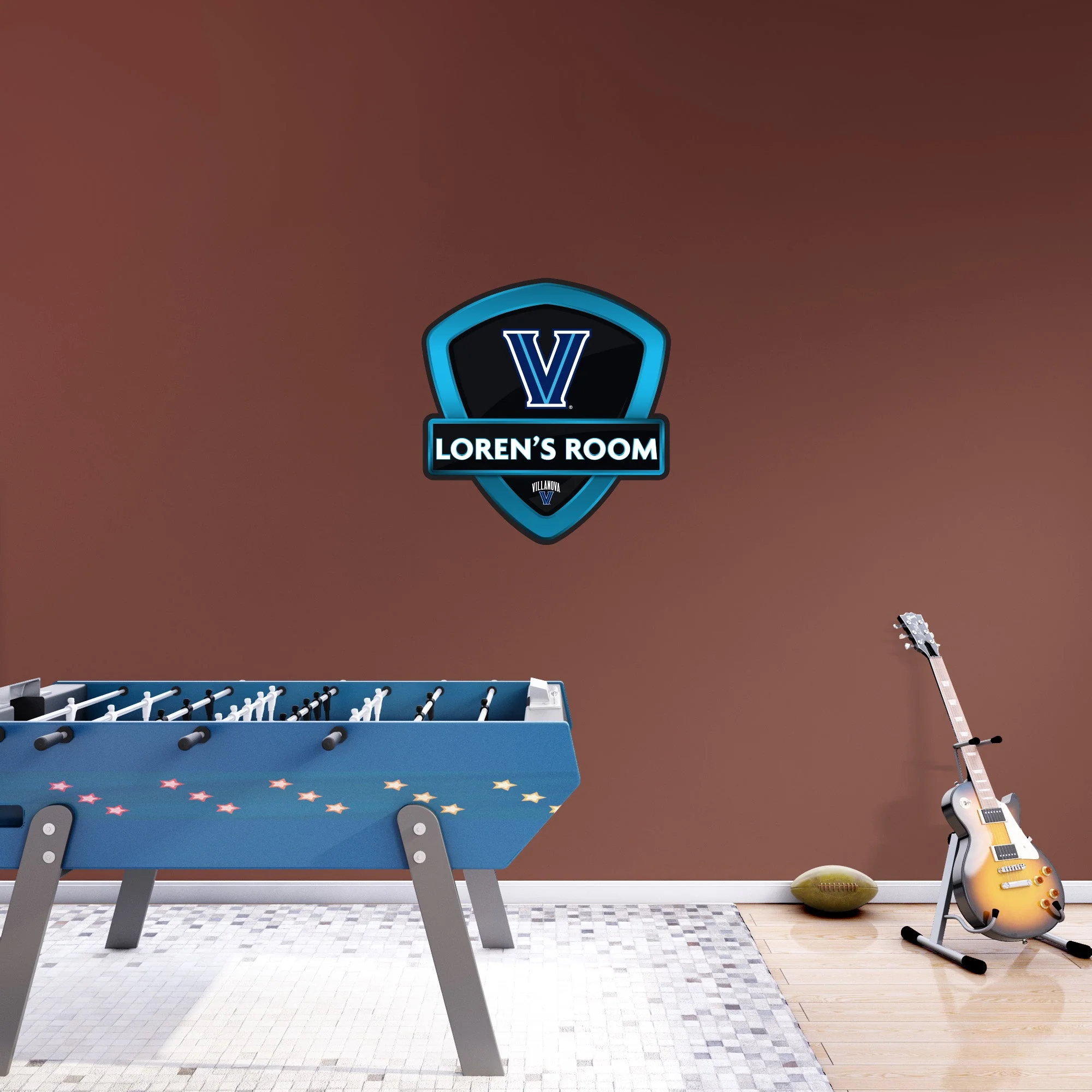 Villanova Wildcats - Badge - With Personalized Name - Official NCAA - Vinyl Transfer Decal - Image 4