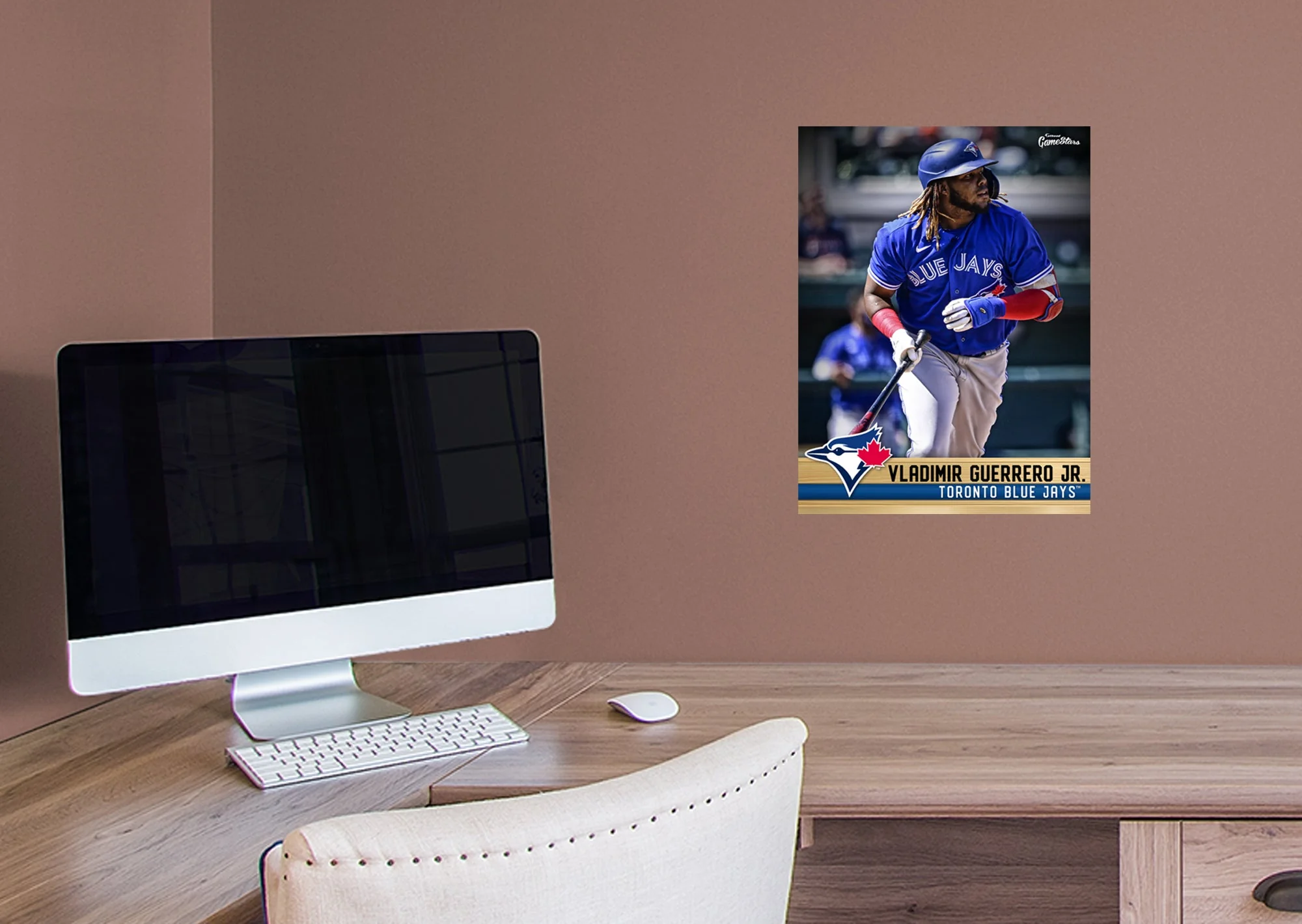 Vladimir Guerrero Jr. - GameStars Series - Peel & Stick Poster - Official MLB - Toronto Blue Jays - Reusable Vinyl Wall Decal - Image 6