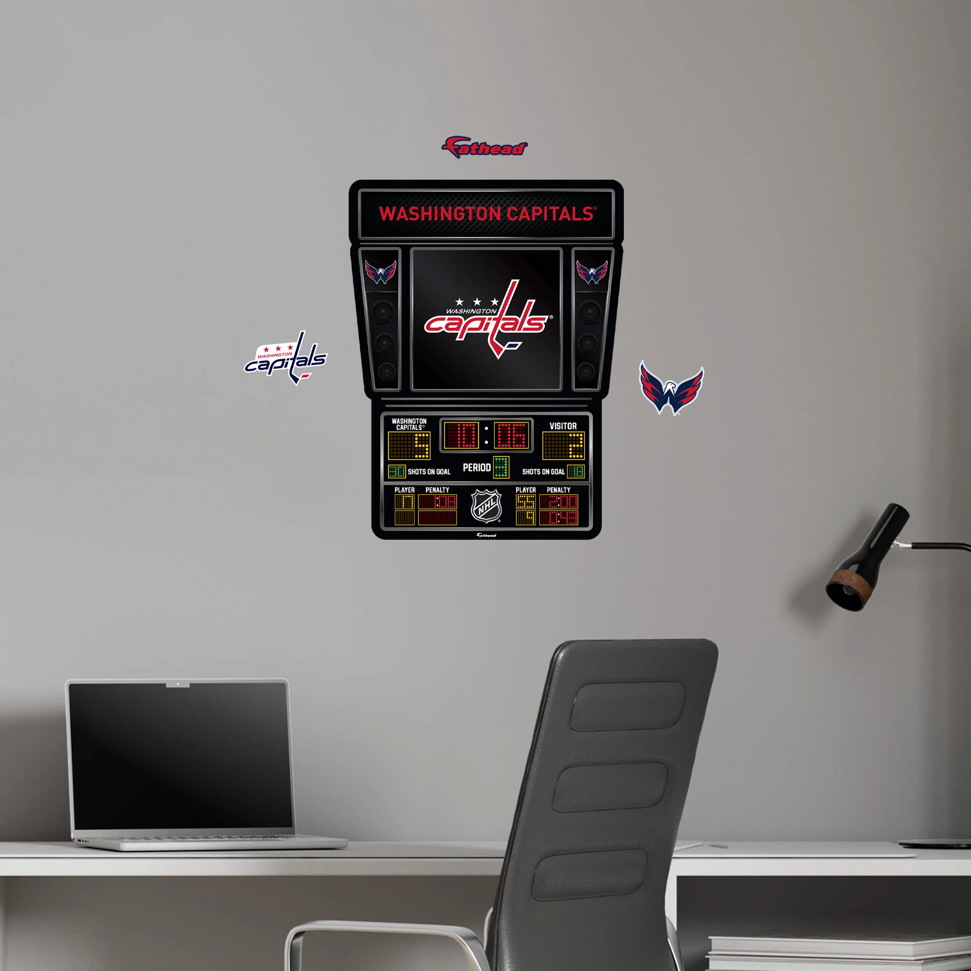 Washington Capitals - RealBig Scoreboard Collection - Official NHL - Reusable Vinyl Wall Decals - Image 6