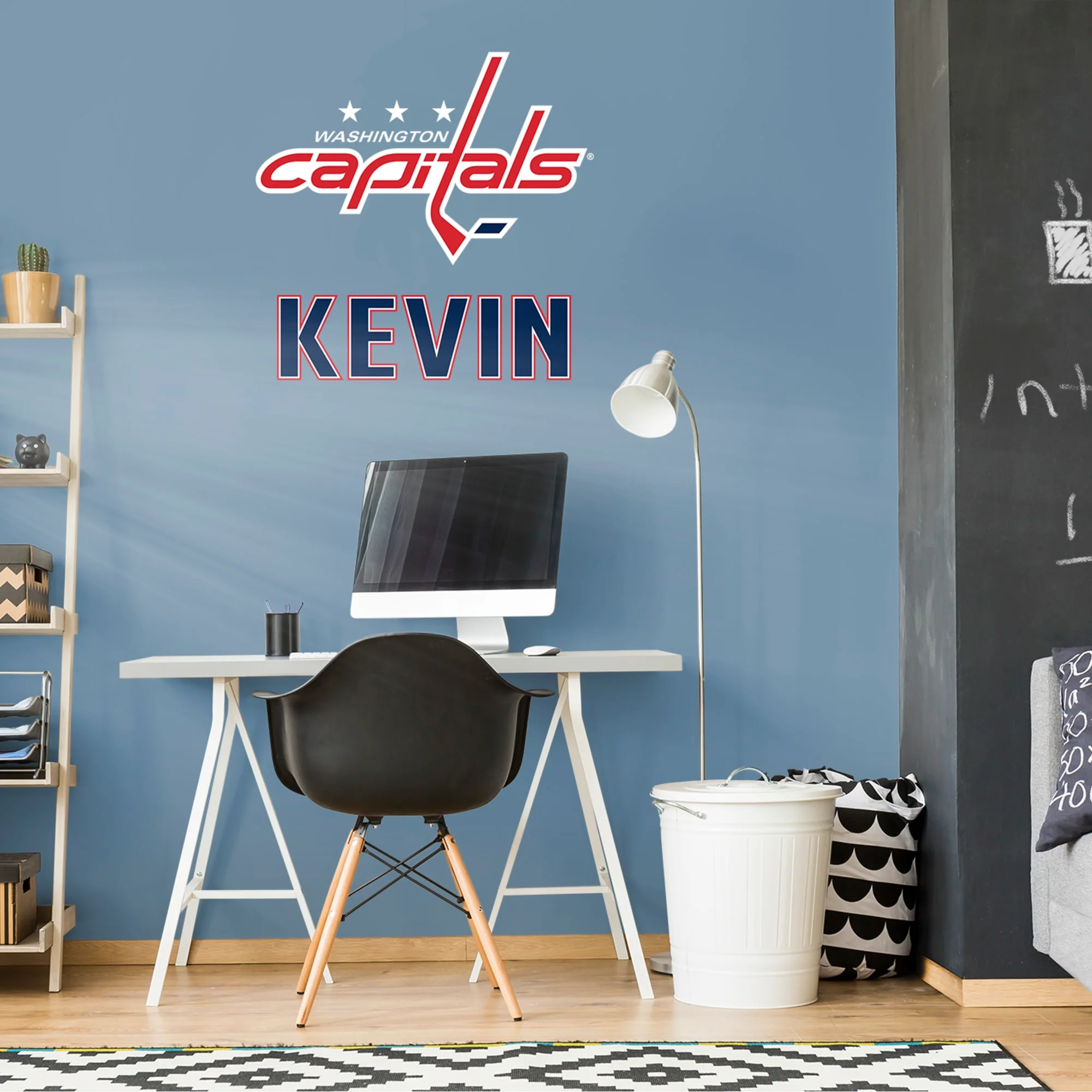 Washington Capitals - Stacked Logo - With Personalized Name - Official NHL - Vinyl Transfer Decal - Image 4