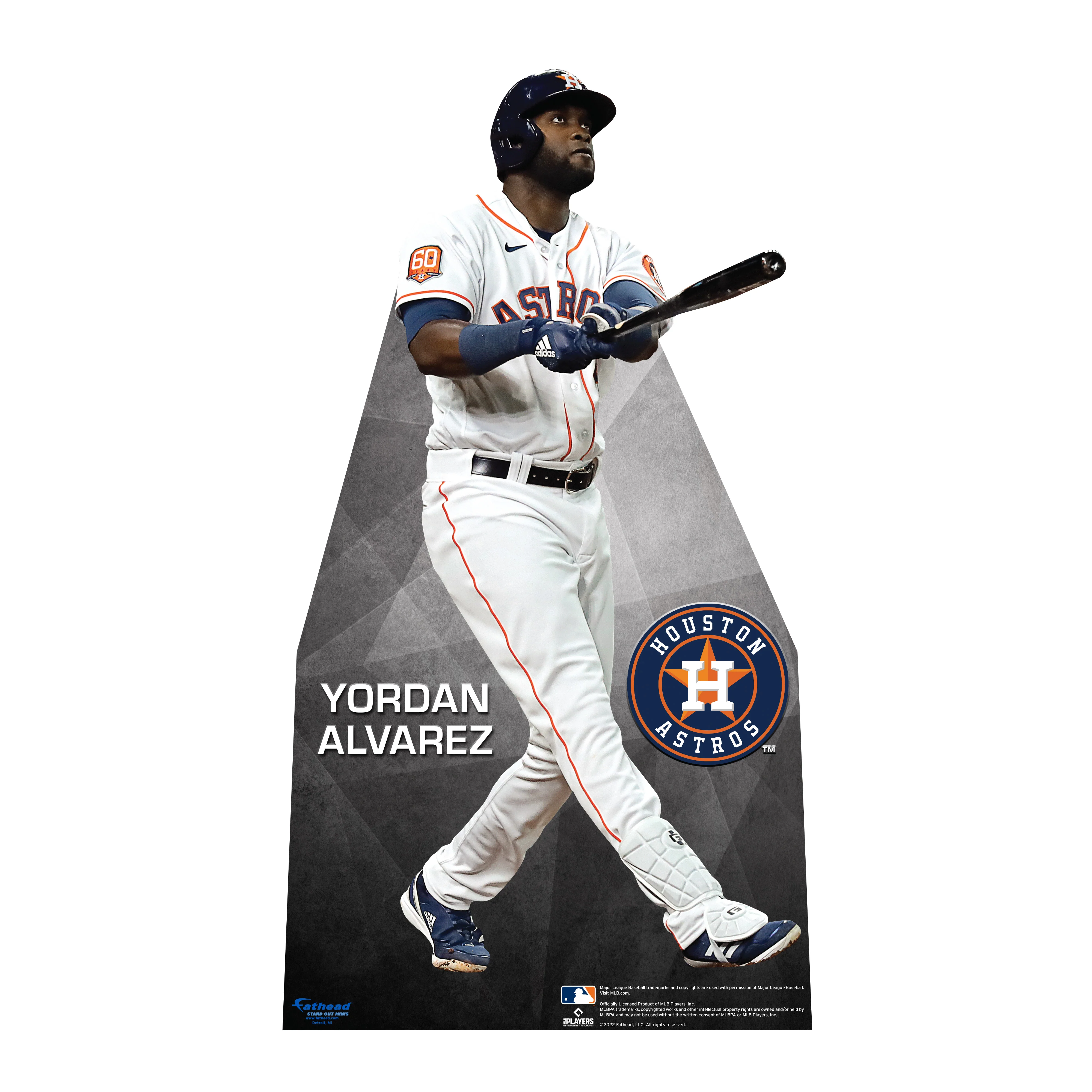 Yordan Alvarez - Mini Stand Out - Official MLB - Houston Astros - Cardstock Cutout - Image 2