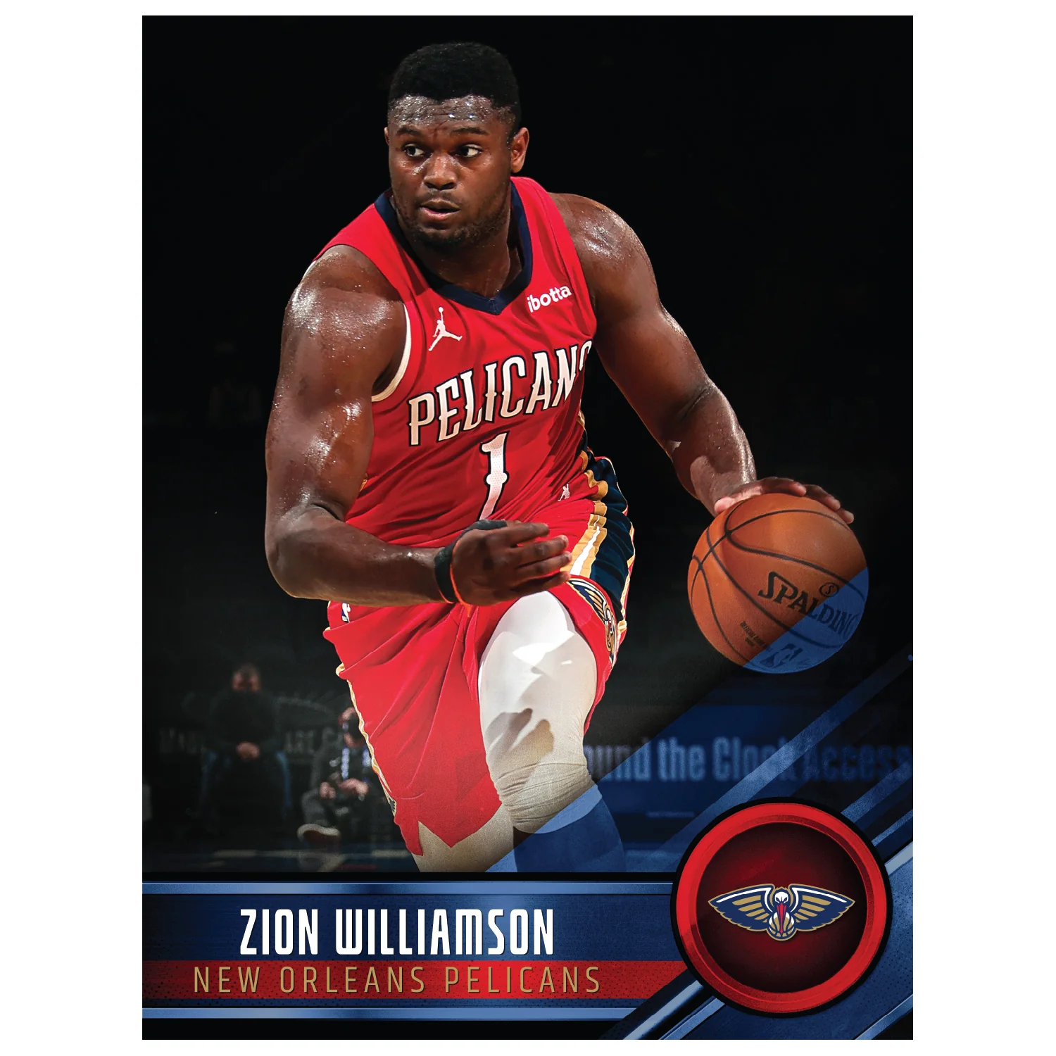 Zion Williamson - Peel & Stick Poster - Official NBA - New Orleans Pelicans - Reusable Vinyl Wall Decal - Image 4