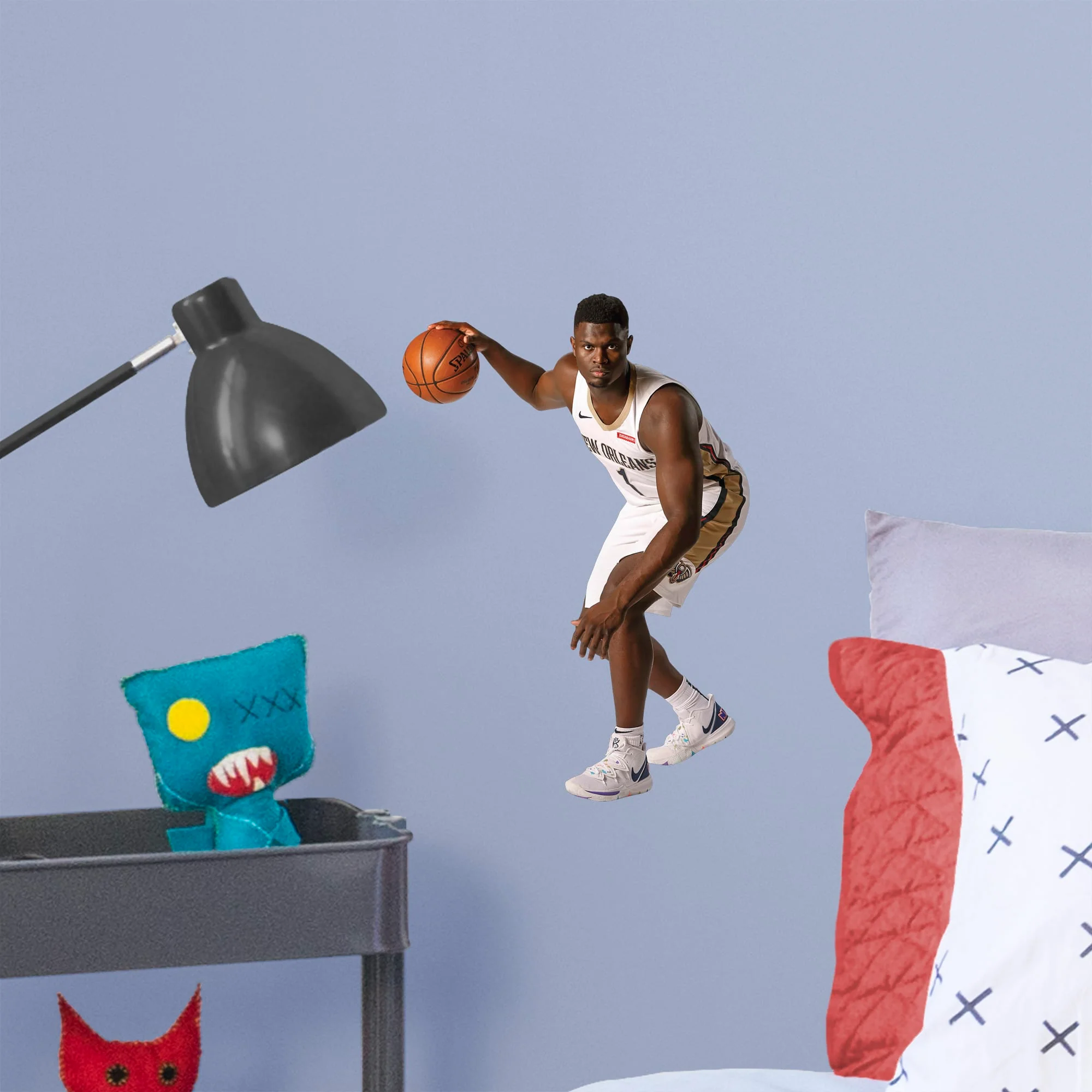 Zion Williamson - RealBig Collection - Official NBA - New Orleans Pelicans - Reusable Vinyl Wall Decals #1 - Image 3