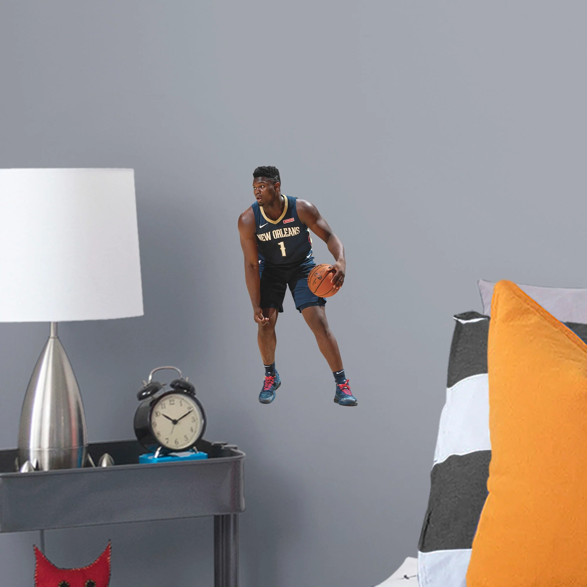 Zion Williamson - RealBig Icon Jersey Collection - Official NBA - New Orleans Pelicans - Reusable Vinyl Wall Decals - Image 3